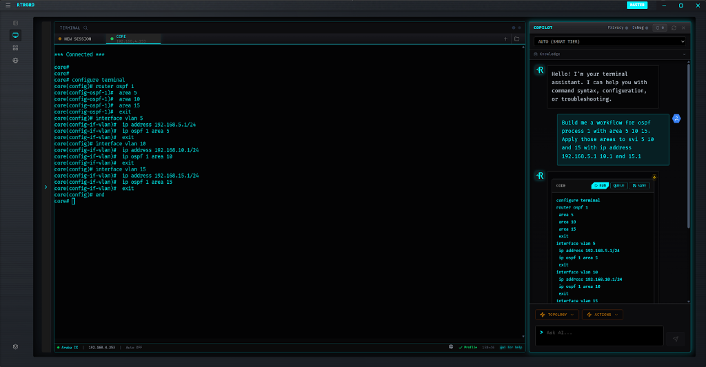RTRGRD Terminal with AI Copilot