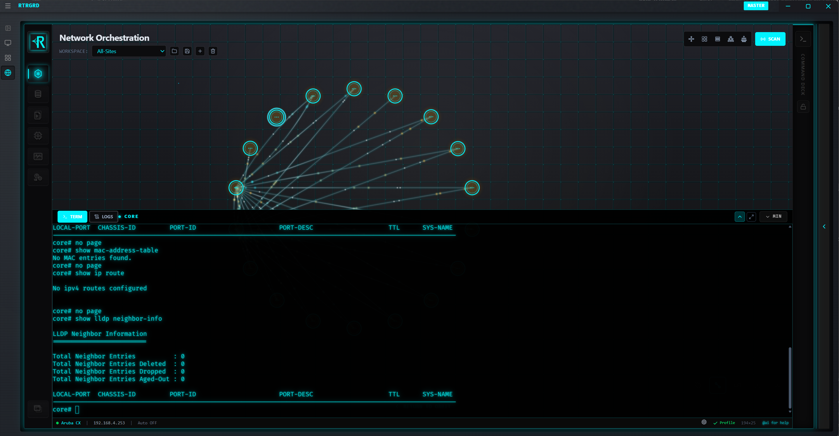 Radial Topology Discovery